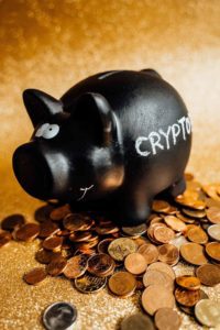 A black cryptocurrency piggy bank, how safe is it?
