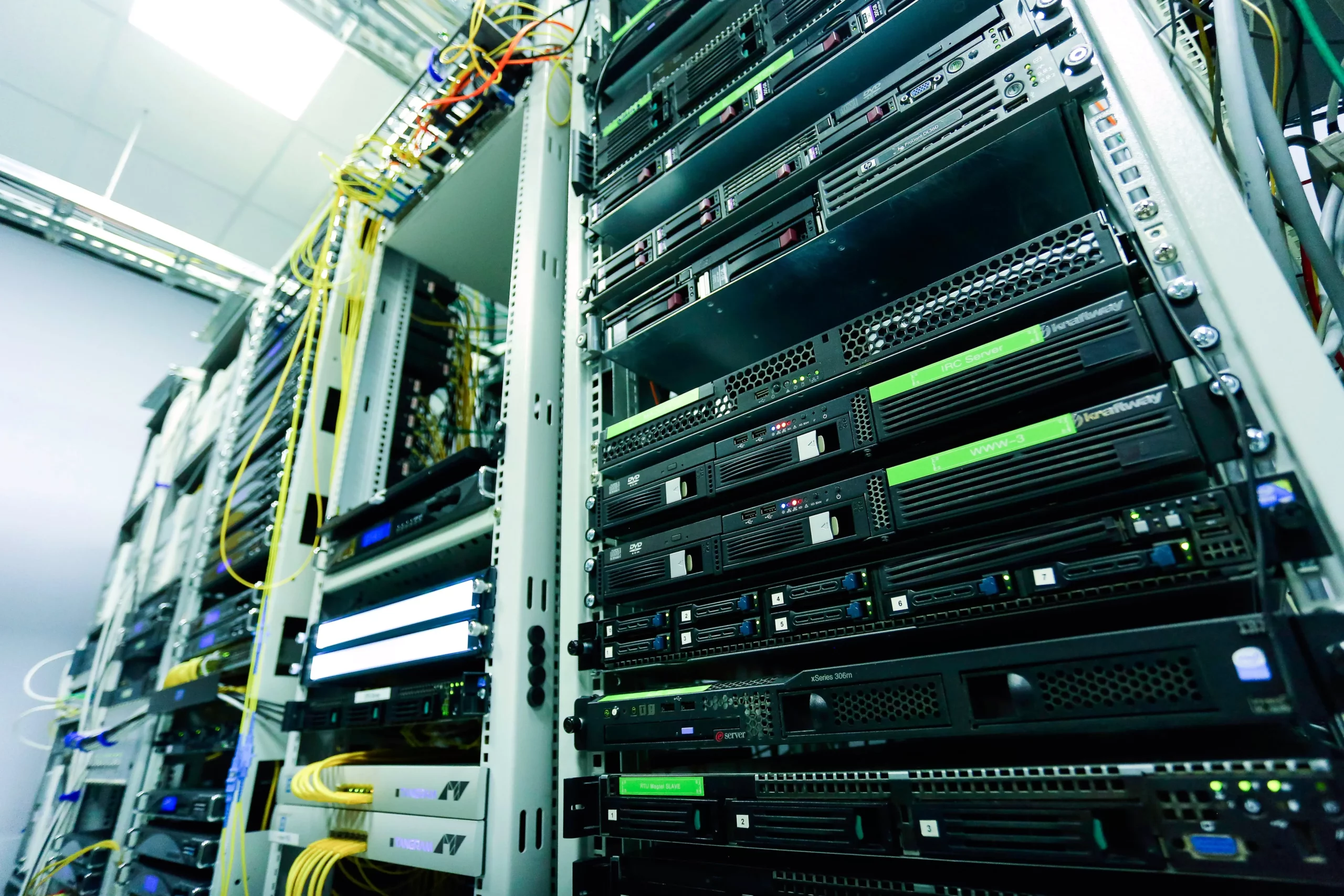 Network servers, representing the importance of database documentation.