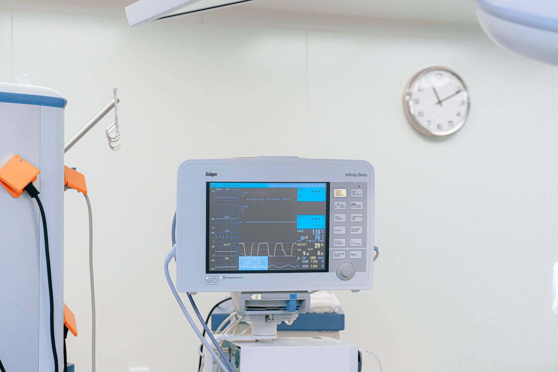 a Medical Device working in a Hospital, Representing the Importance of Product Manuals for Accessibility